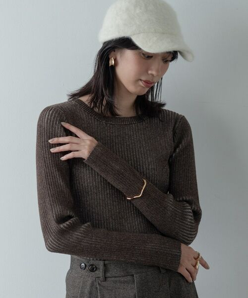 GALLEST / ギャレスト ニット・セーター | リブプレーティングクルーネックニット | 詳細19