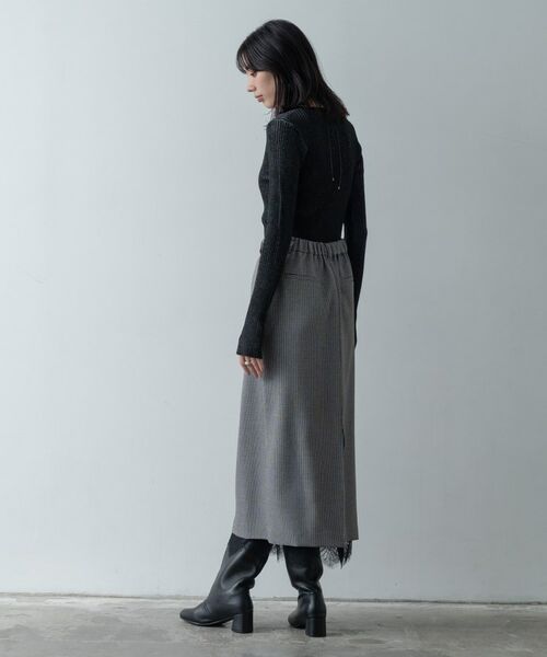 GALLEST / ギャレスト ニット・セーター | リブプレーティングクルーネックニット | 詳細2