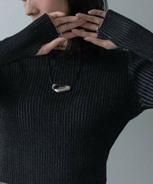GALLEST / ギャレスト ニット・セーター | リブプレーティングクルーネックニット | 詳細8