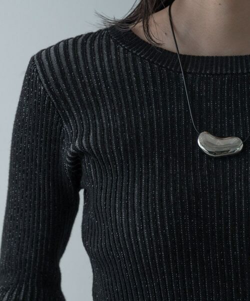 GALLEST / ギャレスト ニット・セーター | リブプレーティングクルーネックニット | 詳細9