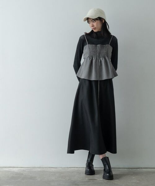 GALLEST / ギャレスト ニット・セーター | リブプレーティングハイネックニット | 詳細10