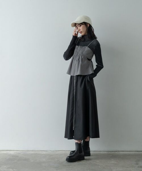 GALLEST / ギャレスト ニット・セーター | リブプレーティングハイネックニット | 詳細11