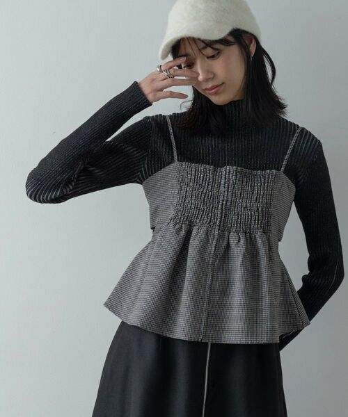 GALLEST / ギャレスト ニット・セーター | リブプレーティングハイネックニット | 詳細13