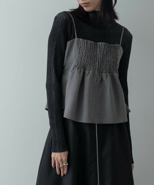 GALLEST / ギャレスト ニット・セーター | リブプレーティングハイネックニット | 詳細14