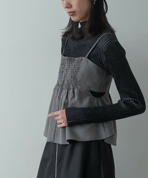 GALLEST / ギャレスト ニット・セーター | リブプレーティングハイネックニット | 詳細15