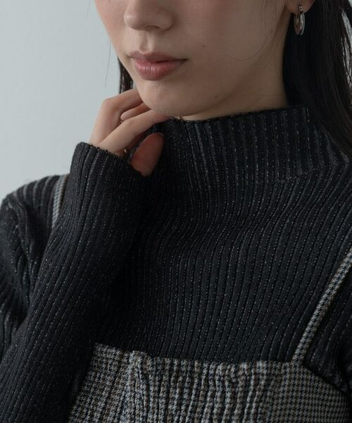 GALLEST / ギャレスト ニット・セーター | リブプレーティングハイネックニット | 詳細16