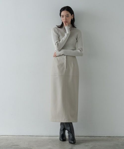 GALLEST / ギャレスト ニット・セーター | リブプレーティングハイネックニット | 詳細18