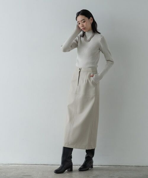 GALLEST / ギャレスト ニット・セーター | リブプレーティングハイネックニット | 詳細19