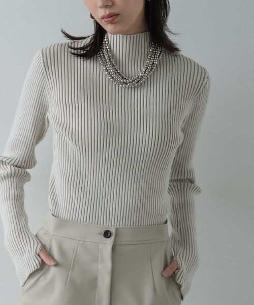 GALLEST / ギャレスト ニット・セーター | リブプレーティングハイネックニット | 詳細20