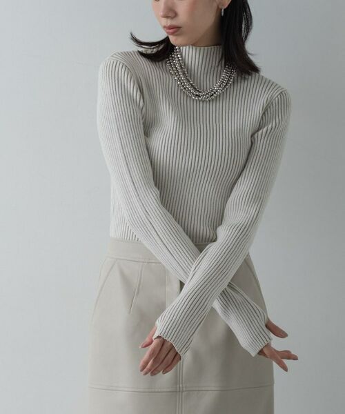 GALLEST / ギャレスト ニット・セーター | リブプレーティングハイネックニット | 詳細21