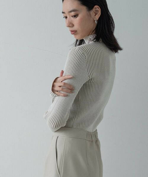 GALLEST / ギャレスト ニット・セーター | リブプレーティングハイネックニット | 詳細22