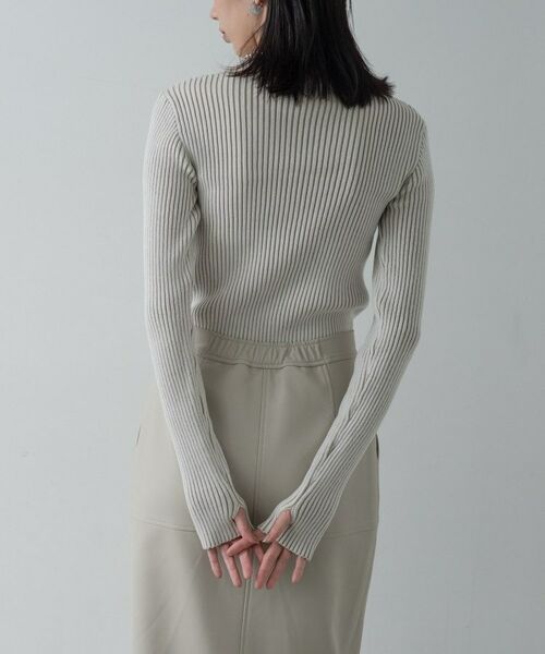 GALLEST / ギャレスト ニット・セーター | リブプレーティングハイネックニット | 詳細23