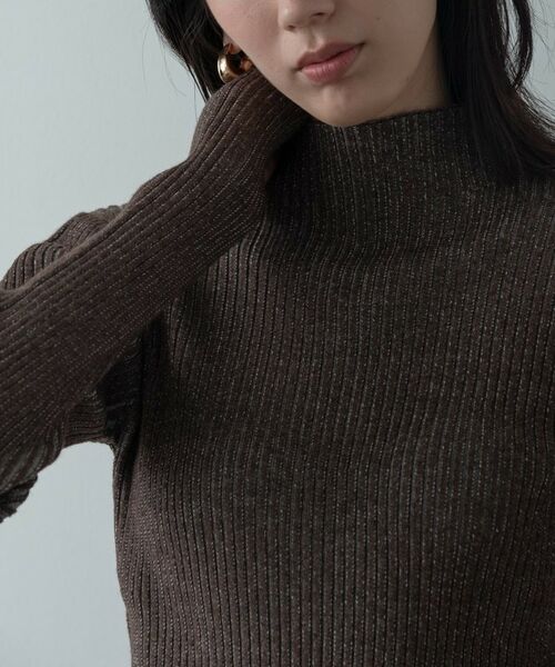 GALLEST / ギャレスト ニット・セーター | リブプレーティングハイネックニット | 詳細8