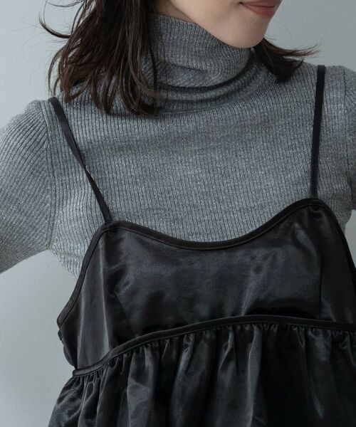 GALLEST / ギャレスト ニット・セーター | ラメリブタートルニット | 詳細13