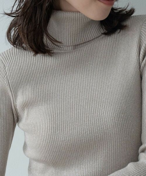 GALLEST / ギャレスト ニット・セーター | ラメリブタートルニット | 詳細17