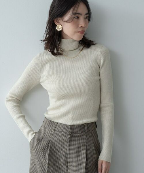 GALLEST / ギャレスト ニット・セーター | ラメリブタートルニット | 詳細25