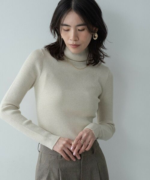 GALLEST / ギャレスト ニット・セーター | ラメリブタートルニット | 詳細26