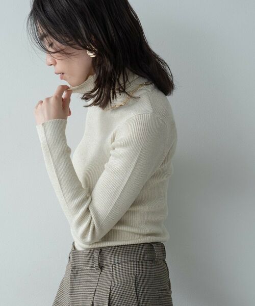 GALLEST / ギャレスト ニット・セーター | ラメリブタートルニット | 詳細27