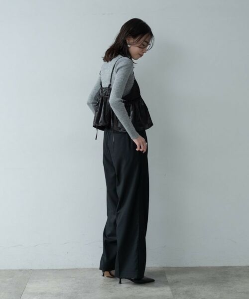 GALLEST / ギャレスト ニット・セーター | ラメリブタートルニット | 詳細9