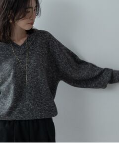 GALLEST / ギャレスト ニット・セーター | レイヤーネックメランジラメニット