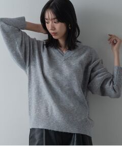 GALLEST / ギャレスト ニット・セーター | レイヤーネックメランジラメニット