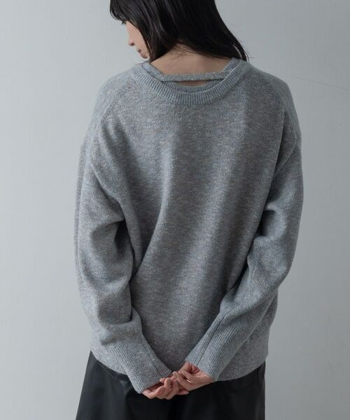 GALLEST / ギャレスト ニット・セーター | レイヤーネックメランジラメニット | 詳細17