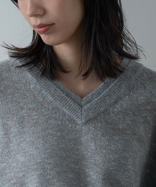 GALLEST / ギャレスト ニット・セーター | レイヤーネックメランジラメニット | 詳細19