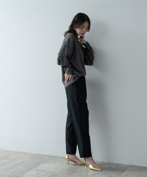 GALLEST / ギャレスト ニット・セーター | レイヤーネックメランジラメニット | 詳細2