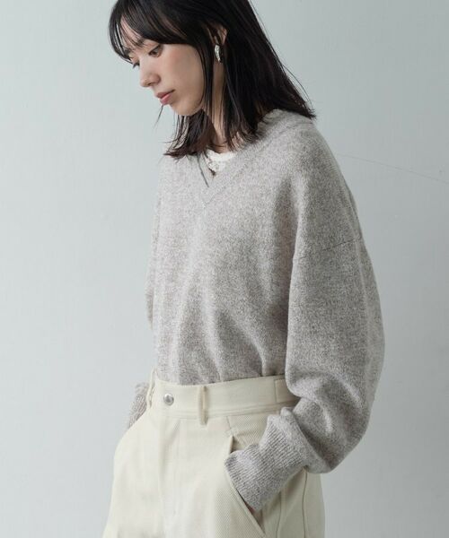 GALLEST / ギャレスト ニット・セーター | レイヤーネックメランジラメニット | 詳細23