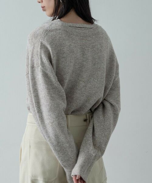 GALLEST / ギャレスト ニット・セーター | レイヤーネックメランジラメニット | 詳細24