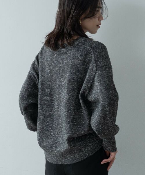 GALLEST / ギャレスト ニット・セーター | レイヤーネックメランジラメニット | 詳細5