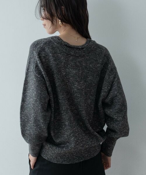 GALLEST / ギャレスト ニット・セーター | レイヤーネックメランジラメニット | 詳細6