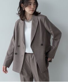 GALLEST / ギャレスト テーラードジャケット | Comfy SET UP｜ダブルブレストジャケット【セットアップ対応／通勤／カセット服】