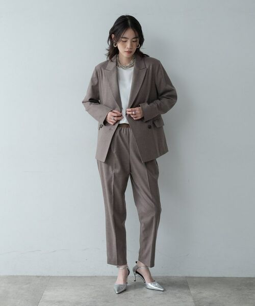 GALLEST / ギャレスト テーラードジャケット | Comfy SET UP|ダブルブレストジャケット【セットアップ対応/通勤/カセット服】 | 詳細10