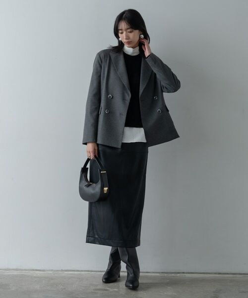 GALLEST / ギャレスト テーラードジャケット | Comfy SET UP|ダブルブレストジャケット【セットアップ対応/通勤/カセット服】 | 詳細15