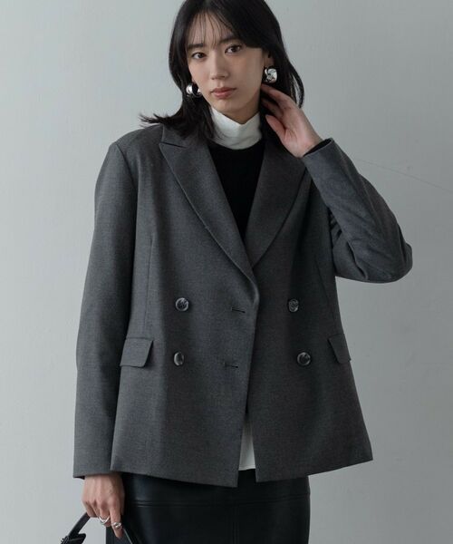 GALLEST / ギャレスト テーラードジャケット | Comfy SET UP|ダブルブレストジャケット【セットアップ対応/通勤/カセット服】 | 詳細18