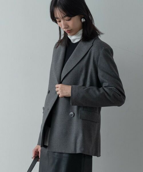 GALLEST / ギャレスト テーラードジャケット | Comfy SET UP|ダブルブレストジャケット【セットアップ対応/通勤/カセット服】 | 詳細19