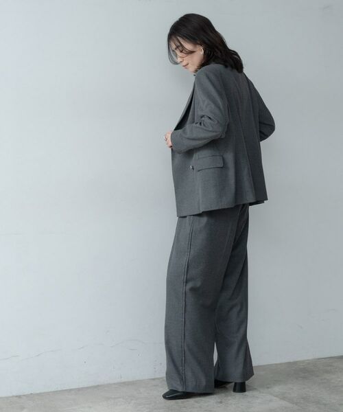 GALLEST / ギャレスト テーラードジャケット | Comfy SET UP|ダブルブレストジャケット【セットアップ対応/通勤/カセット服】 | 詳細2
