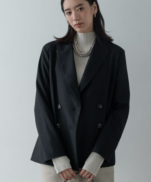 GALLEST / ギャレスト テーラードジャケット | Comfy SET UP|ダブルブレストジャケット【セットアップ対応/通勤/カセット服】 | 詳細25