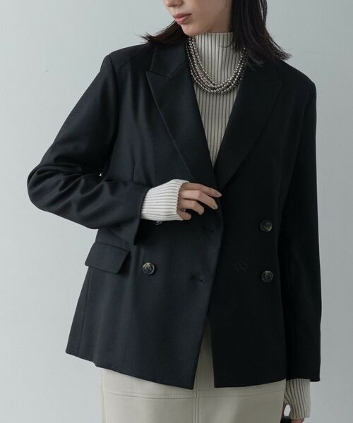 GALLEST / ギャレスト テーラードジャケット | Comfy SET UP|ダブルブレストジャケット【セットアップ対応/通勤/カセット服】 | 詳細26