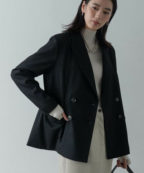 GALLEST / ギャレスト テーラードジャケット | Comfy SET UP|ダブルブレストジャケット【セットアップ対応/通勤/カセット服】 | 詳細27