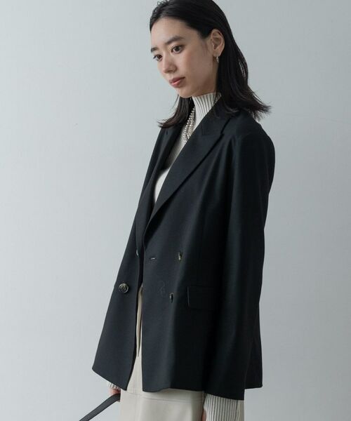 GALLEST / ギャレスト テーラードジャケット | Comfy SET UP|ダブルブレストジャケット【セットアップ対応/通勤/カセット服】 | 詳細28