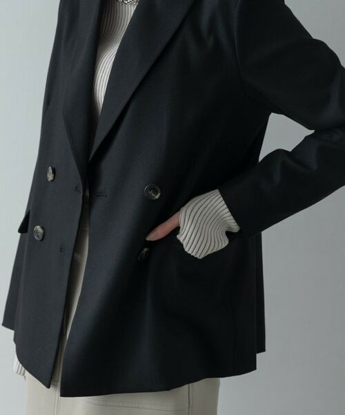 GALLEST / ギャレスト テーラードジャケット | Comfy SET UP|ダブルブレストジャケット【セットアップ対応/通勤/カセット服】 | 詳細30