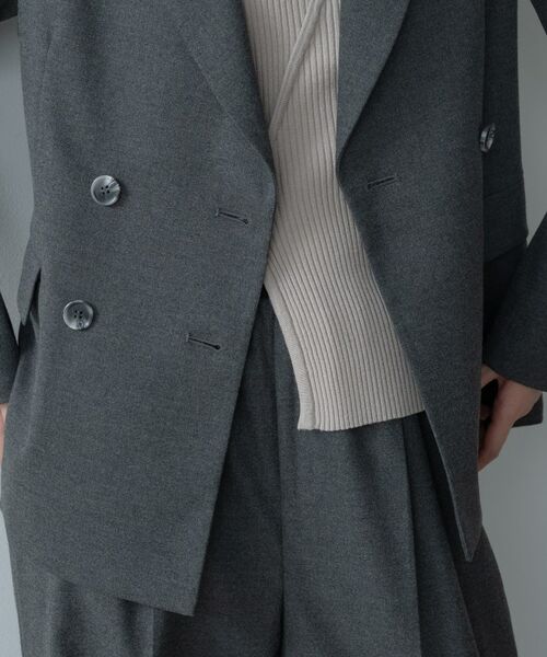 GALLEST / ギャレスト テーラードジャケット | Comfy SET UP|ダブルブレストジャケット【セットアップ対応/通勤/カセット服】 | 詳細7