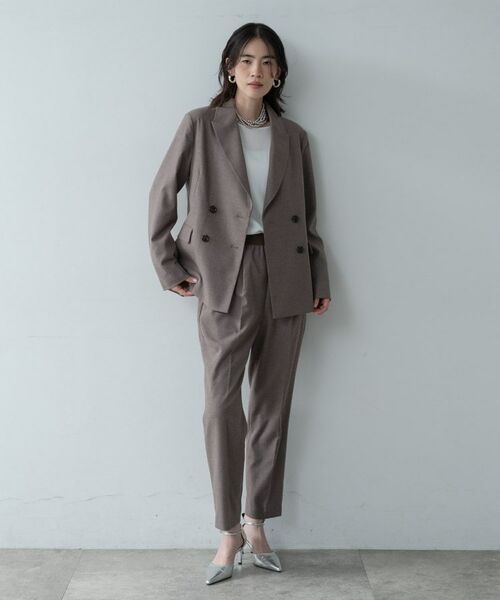 GALLEST / ギャレスト テーラードジャケット | Comfy SET UP|ダブルブレストジャケット【セットアップ対応/通勤/カセット服】 | 詳細9