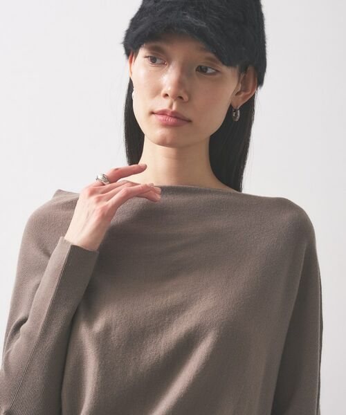 GALLEST / ギャレスト ロング・マキシ丈ワンピース | ドレープオフショルニットワンピース | 詳細23