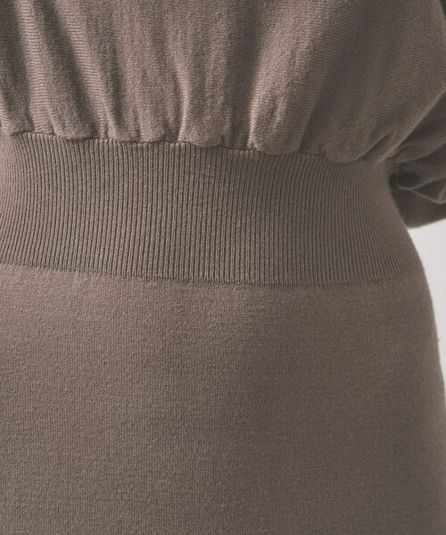 GALLEST / ギャレスト ロング・マキシ丈ワンピース | ドレープオフショルニットワンピース | 詳細24
