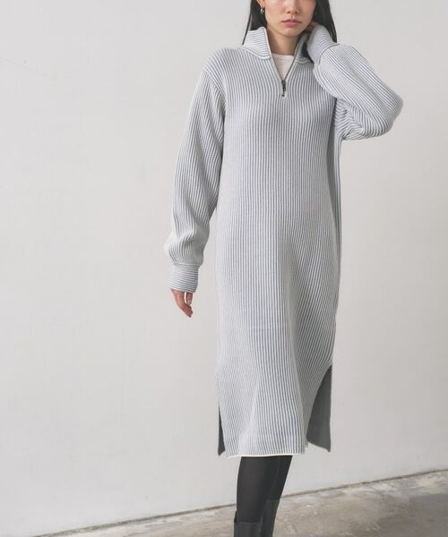 GALLEST / ギャレスト ロング・マキシ丈ワンピース | スタンドネックニットワンピース | 詳細14