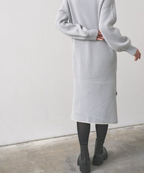 GALLEST / ギャレスト ロング・マキシ丈ワンピース | スタンドネックニットワンピース | 詳細16