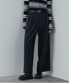 GALLEST / ギャレスト パンツ | ツイードタックワイドパンツ